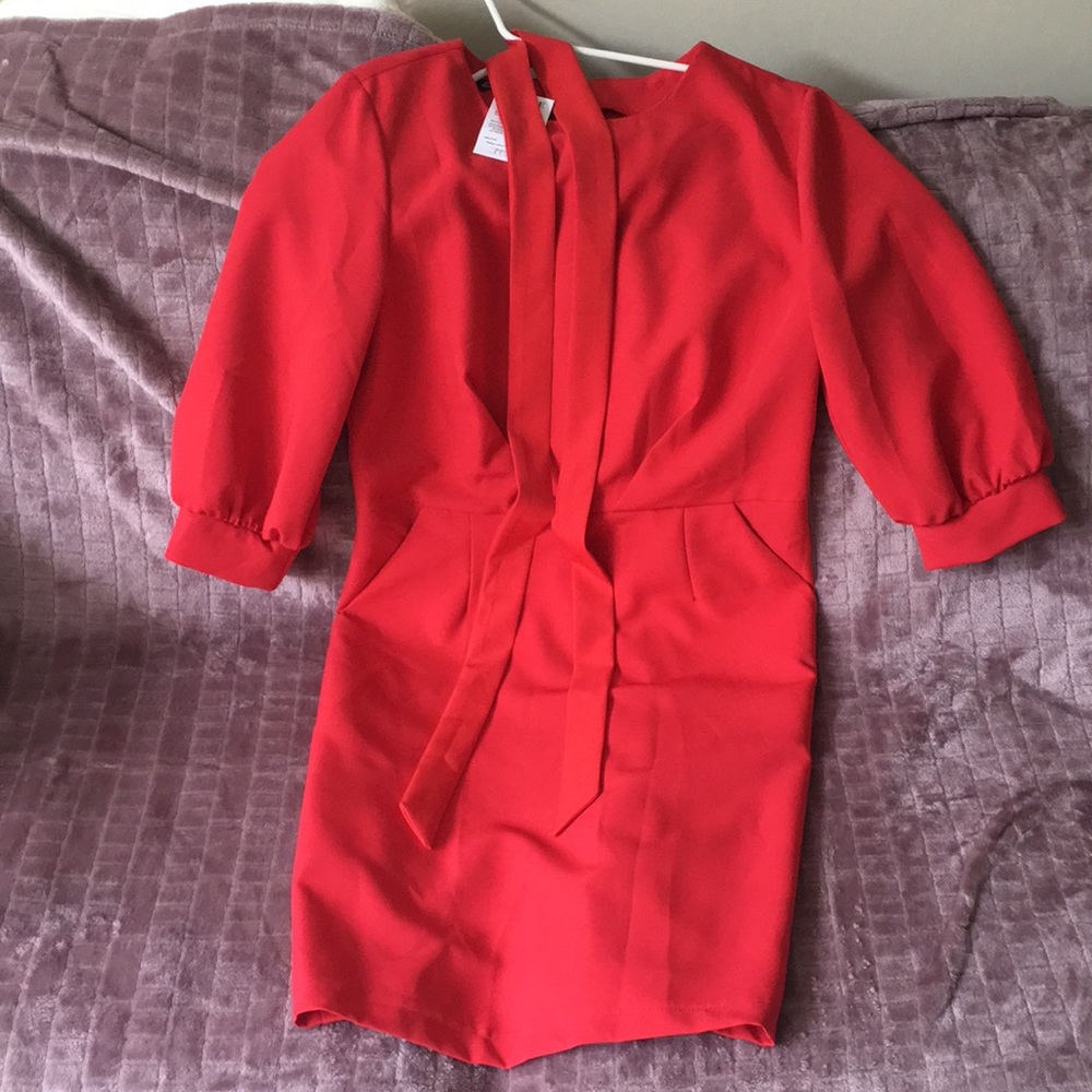 Red dress from Europe